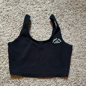 Lorna Jane Black Athletic Crop Top